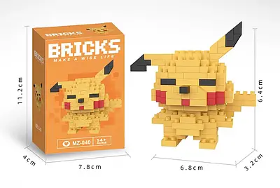 Контруктор блоки BRICKS пікачу 3
