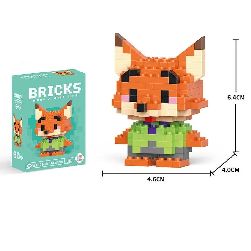 Контруктор блоки BRICKS лис Уайд 2