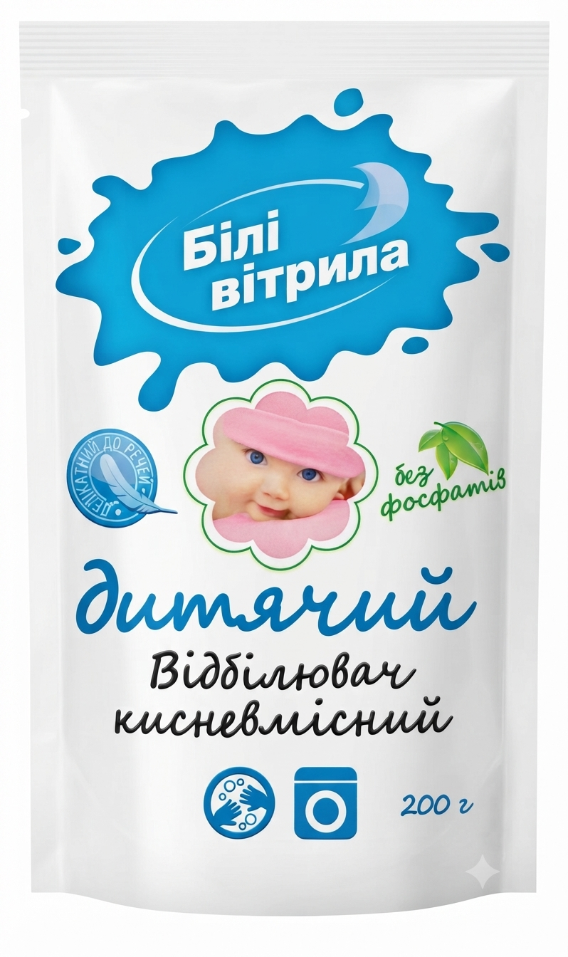 Відбілювач кисневмісн для дитячої білизни