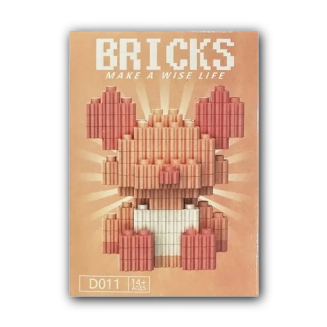 Контруктор блоки BRICKS мишка